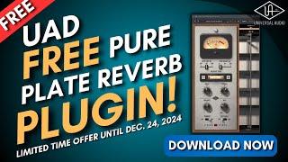 Universal Audio UAD Gave out Pure Plate Reverb Plugin Free For A Limited Time