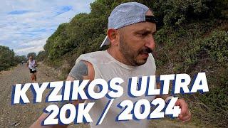 Kyzikos Ultra 2024'te 20k. Diz acısı ile finişe