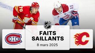 Canadiens vs Flames 8/3/25 | Faits saillants