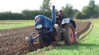 Some Lanz Bulldog Tractors Starting and Plowing Part 3 of 3