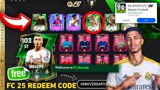 FC MOBILE 25 IS HERE!! ANNIVERSARY EVENT NEW REDEEM CODE FC | FREE ICON & 99-101 REWARD FC MOBILE!