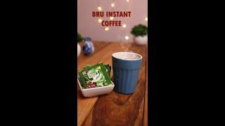 How to make BRU Instant Coffee #shorts #shortsclip #coffee