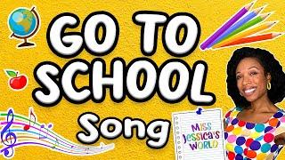 Go to School Song Lyric Video | Get Ready For School song for Kids | Educational Music