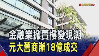 金控資產變現再一筆! 元大金賣商辦18億入袋 今年最高總價 台達電砸近48億打包壽險2棟樓｜20241204