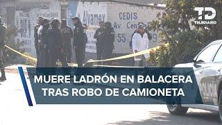 Robo de camioneta desata persecución y balacera en la GAM; muere delincuente