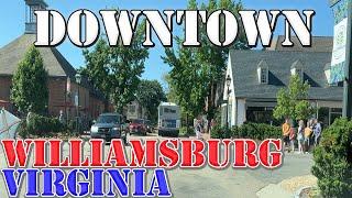 Williamsburg - Virginia - 4K Downtown Drive