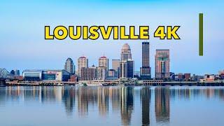 Driving Downtown Louisville 4K Kentucky USA