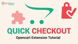 Quick Checkout - OpenCart Video Tutorial