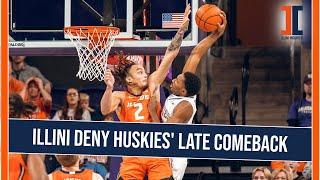 Illini deny Washington's late run in 81-77 win | Illini Inquirer Podcast