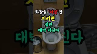 화장실 '이것'만 지켜도 우리집 대박난다 #풍수 #금전운 #재물운