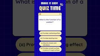 Make It Easy Quiz | Mechanical Engineering Quiz #dailyquiz #quiz #makeiteasy #mechanicalengineering