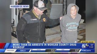 Morgan County drug roundup leads to 51 arrests