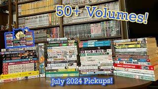 HUGE 50+ MANGA HAUL! Here's What I Got  - July 2024 Pickups