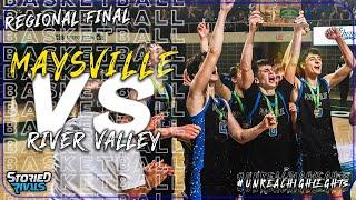 BOYS BASKETBALL | Maysville vs River Valley - REGIONAL FINAL HIGHLIGHT