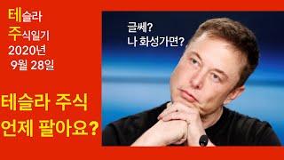 테슬라 주식 언제 팔아요?
