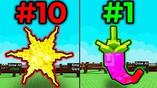 Top 10 PLANTS to MAKE BILLIONS in Grow a Garden! (UPDATED)