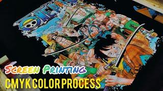 [SCREEN PRINTING] CMYK COLOR PROCESS - ONE-PIECE