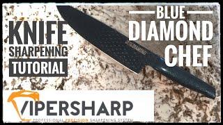 Sharpening the Blue Diamond Chef Knife