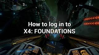 How to log in to X4: Foundations to access Online Features