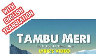 Tambu Meri Lyrics video - Uncle Dee ft Tintin Reu (ENGLISH TRANSLATION) | Tambu lewa |