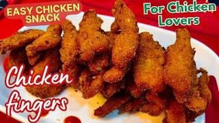 My family's favourite chicken snack | Best Crispy Chicken Fingers | chicken starters recipes |