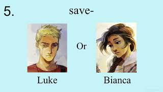 Percy Jackson *Would You Rather* Edition 
