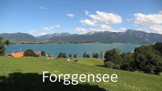 GERMANY: Forggensee, lake in Allgäu/Bavaria 4K