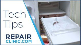 Clean Out Freezer Ice - Tech Tips from Repair Clinic