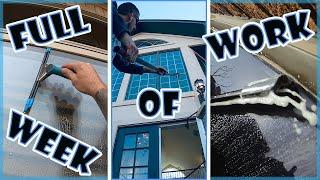 FULL WEEK OF WORK | WINDOW CLEANING | TRADITIONAL | WFP | BIDDING JOBS