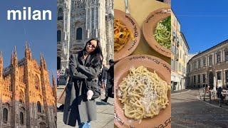 milan vlog | duomo, shopping, italian food, strolling