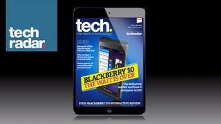 BlackBerry 10 interactive cover by tech. magazine