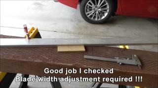 Car Ramps - part 1 - Cutting up the wood
