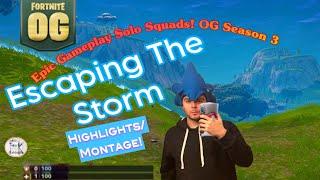[Fortnite OG Staffel 3] Epische Gameplay-Highlights/Montage! (Dem Sturm entkommen)