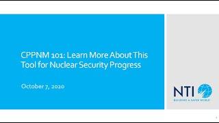 CPPNM 101: Learn More about this Tool for Nuclear Security Progress