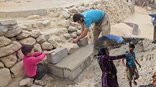 A step for a better life: the construction of a staircase by Atabek and Shahin