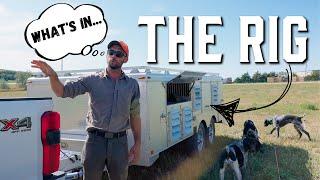 What's In The Rig - Hunting Dog Trailer Walkthrough