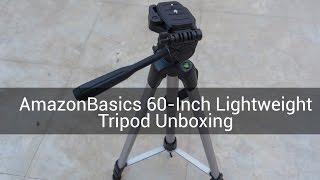 AmazonBasics 60-Inch Lightweight Tripod Unboxing