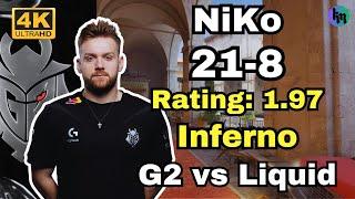 /POV+Utility/ NiKo (21-8) G2 vs Liquid (Inferno) | BLAST Premier World Final 2024 #cs2 #pov