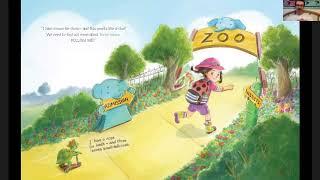 Gabriel reads "Pipsie, Nature Detective," by Rick DeDonato