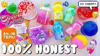 Reviewing $2 Temu Slimes  Slime Ratings & Unboxing