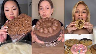 DESSERTS  MUKBANG ASMR TIKTOK FOOD COMPILATION | LUNA ASMR