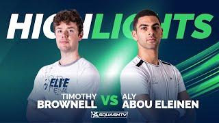  Brownell v Eleinen  | U.S. Open Championships 2024 | RD1 HIGHLIGHTS