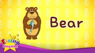 Easy Words 2 (Animal Song) - Learn English vocabulary for kids - English song for Toddlers