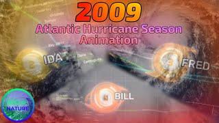 2009 Atlantic Hurricane Season Animation