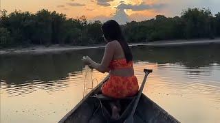 PESCA DE MALHADEIRA/LAGO AMANÃ/AMAZONAS.