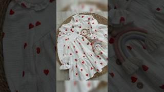 Pure cotton white and red dress designs ideas/unique dresses #viralvideo #shorts