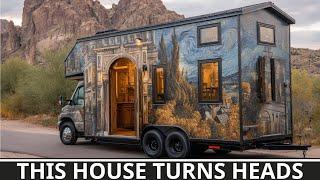This Tiny House Is Covered in Renaissance Art and Drives Around