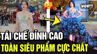 Cô gái trổ tài thiết kế ĐỈNH CAO với bộ sưu tập VÁY DẠ HỘI làm từ ĐỒ TÁI CHẾ độc nhất vô nhị| TÁM TV