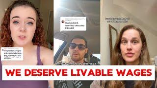 We Deserve  Livable Wages | Tik Tok Rant Compilation