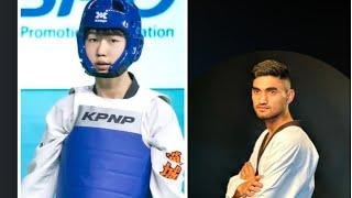 PRASHANT RANA  VS PARK TAE JOON  at Asian taekwondo championship 2024  #asian #taekwondo #fighter